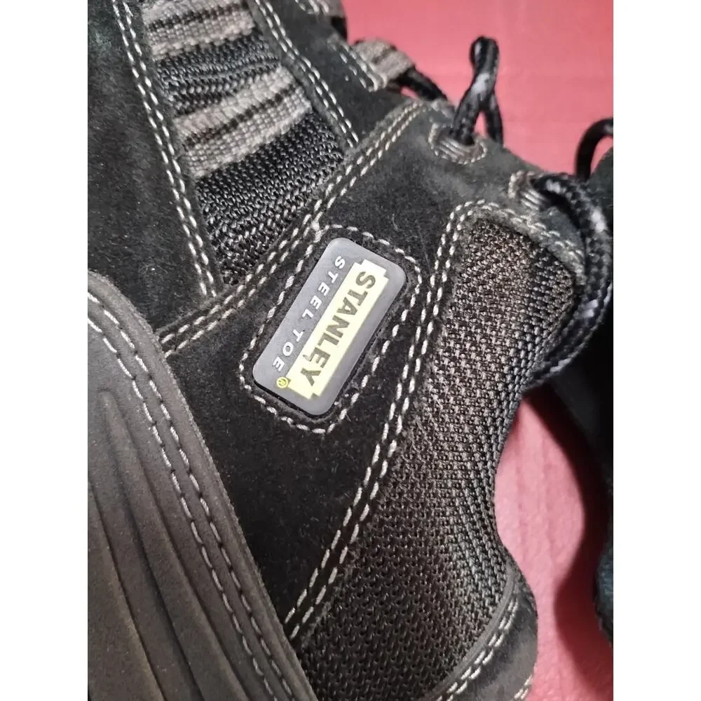 EUC Stanley Steel Toe Men's Works Boots ANSI Z41 PT99 Black Safety Sz11 M